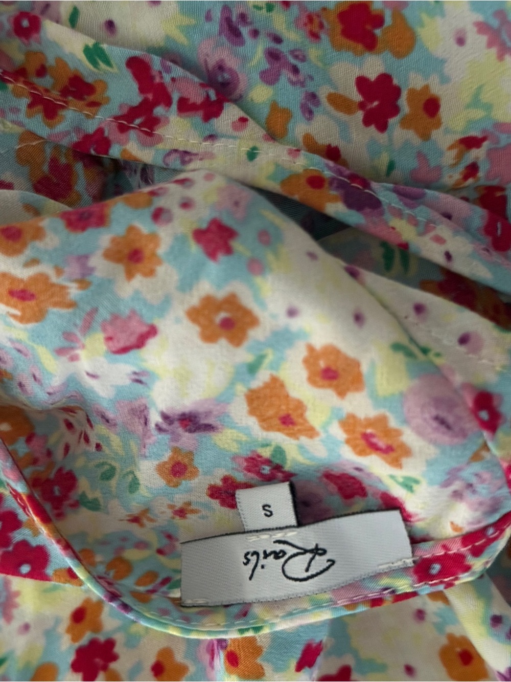 Rails Gigi Dress Fleur Floral Mini Fit and Flare Size Small - Picture 4 of 8